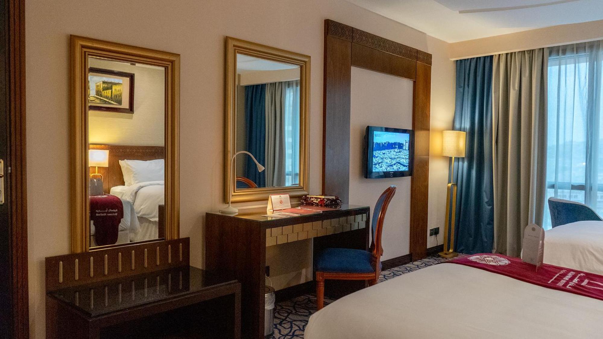 מכה Al Safwah Hotel First Tower 1 מראה חיצוני תמונה A room at the hotel