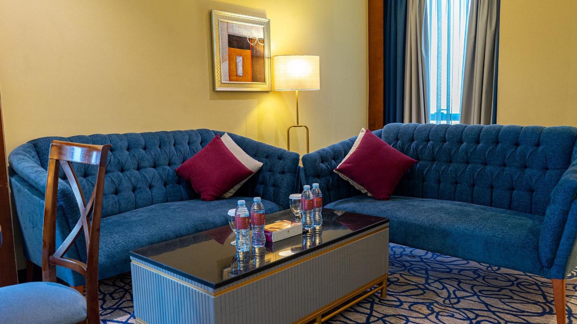 מכה Al Safwah Hotel First Tower 1 מראה חיצוני תמונה A living room at the hotel