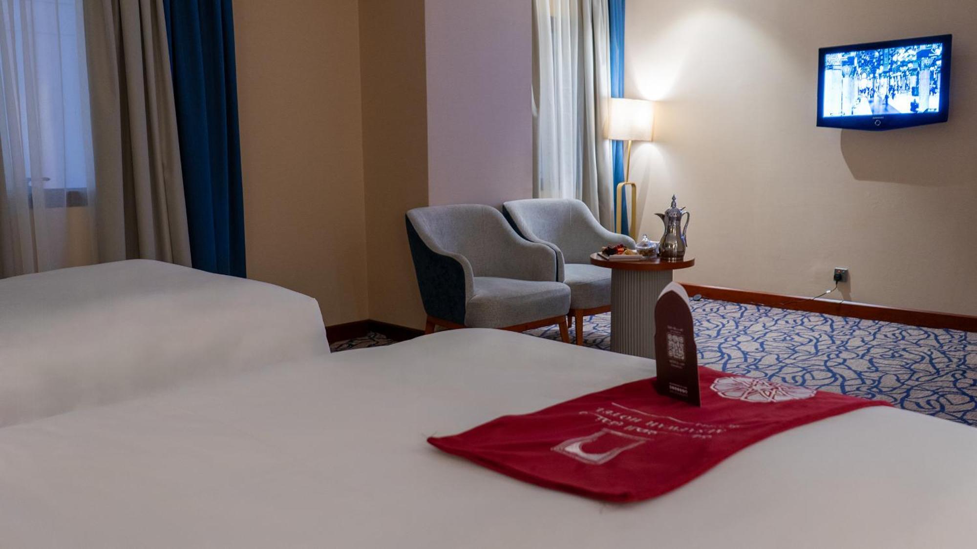 מכה Al Safwah Hotel First Tower 1 מראה חיצוני תמונה A room at the hotel