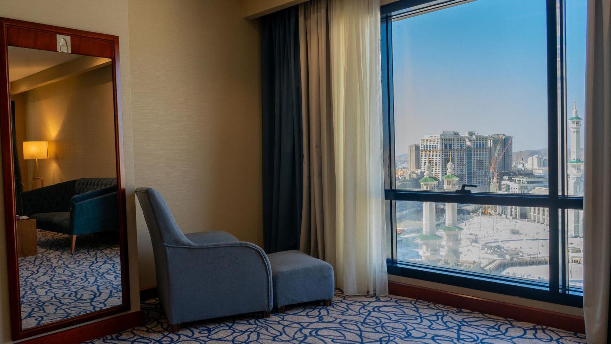 מכה Al Safwah Hotel First Tower 1 מראה חיצוני תמונה A room at the hotel
