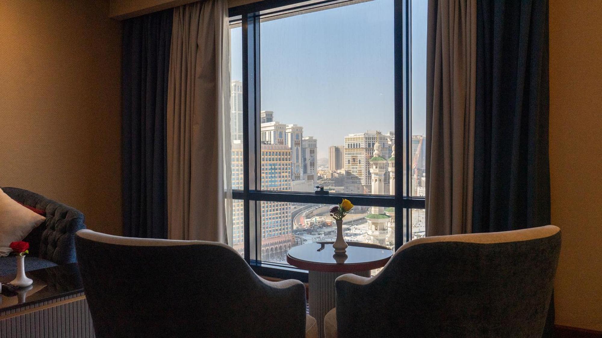מכה Al Safwah Hotel First Tower 1 מראה חיצוני תמונה View from a room